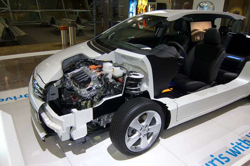 Hybrid car engine cc size