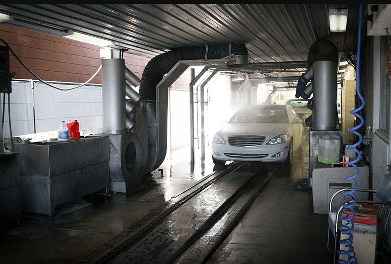 Car Wash for safely storing the car
