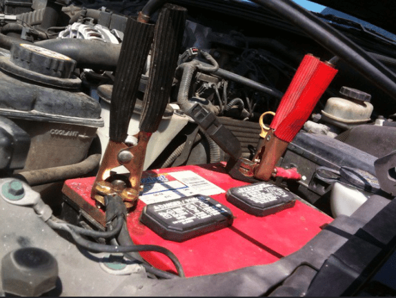 car battery connection