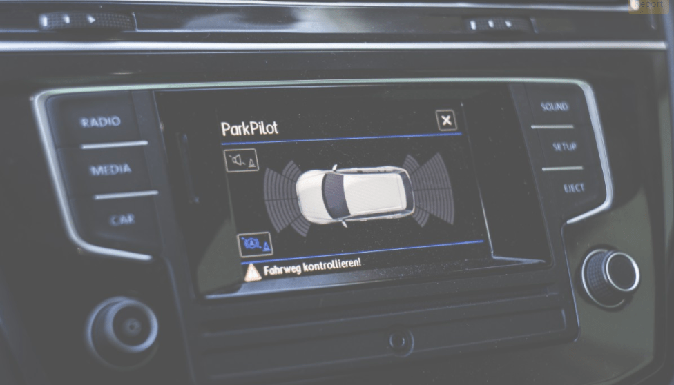 car sensors dashboard screen display