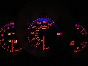 Reduced engine power dashboard warning light
