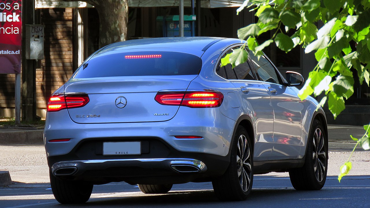 Mercedes Benz GLC 250d car ground clearance chart