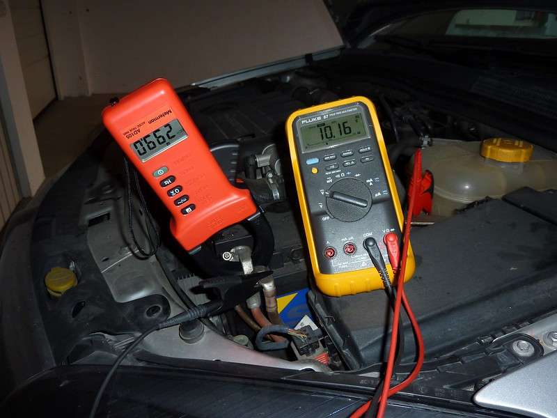Car battery Voltage measurement