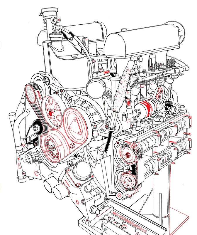 A car's Internal combustion engine