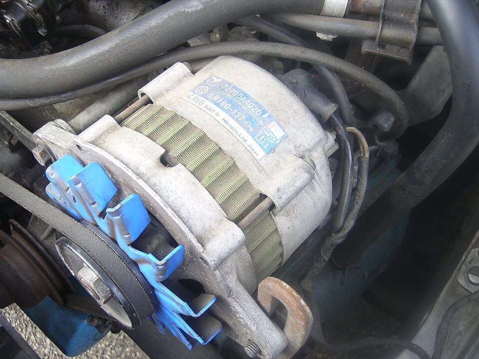 Car engine alternator