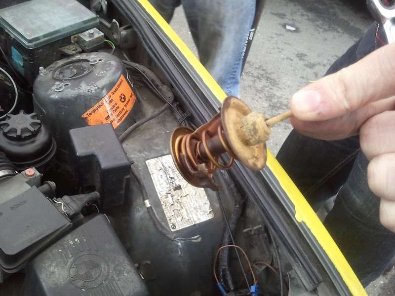 Faulty Vehicle engine thermostat